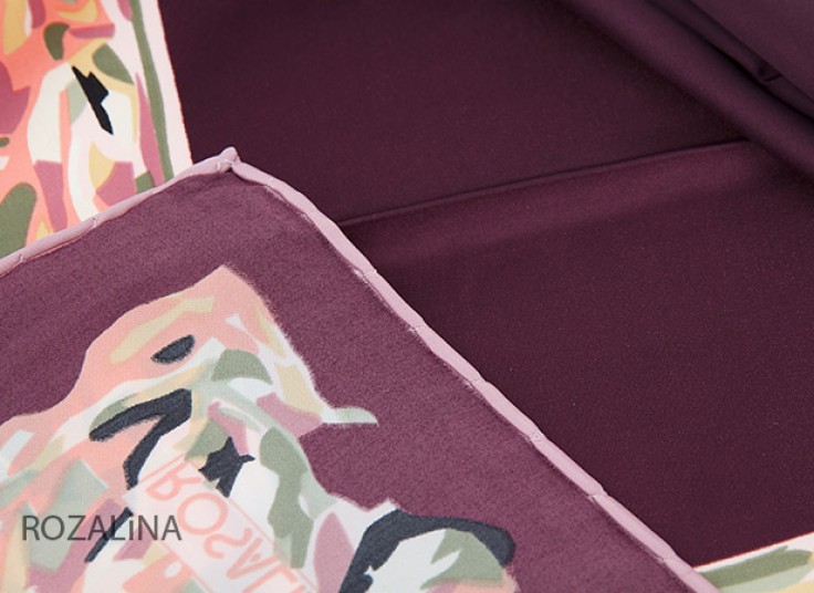 روسری ساتن ابریشم ROSALINA