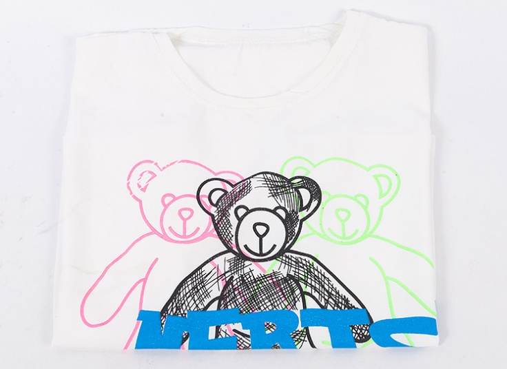 تیشرت کراپ طرح خرس