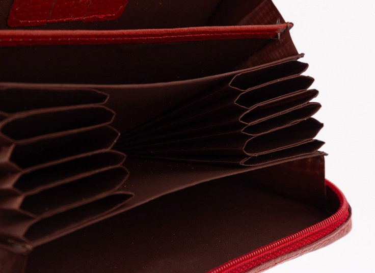 کیف پول زنانه طرح آکاردئونی