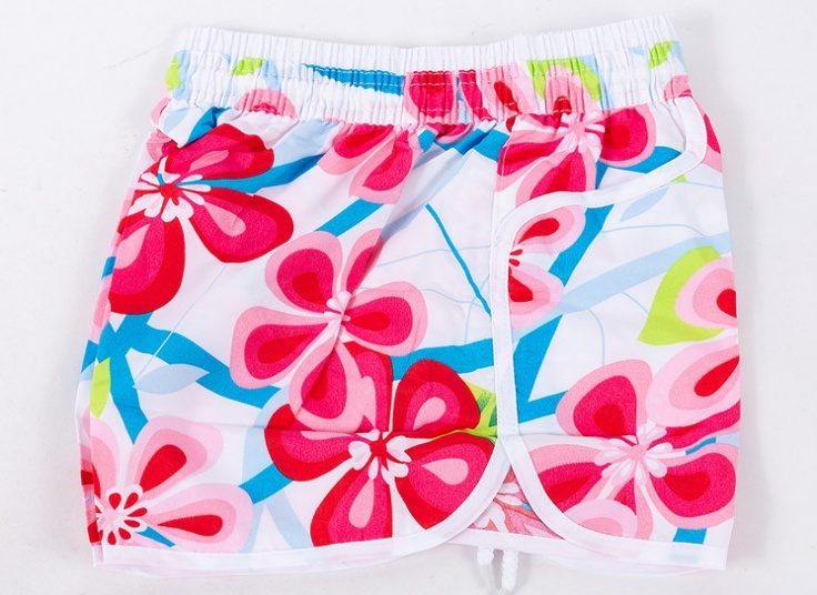 شلوارک زنانه طرح هاوایی