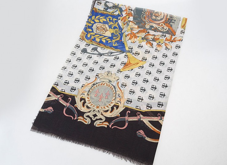 روسری قواره دار طرح Roberto Cavalli