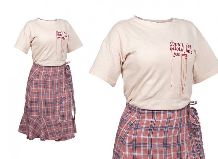 ست بلوز و دامن زنانه New Silk Road