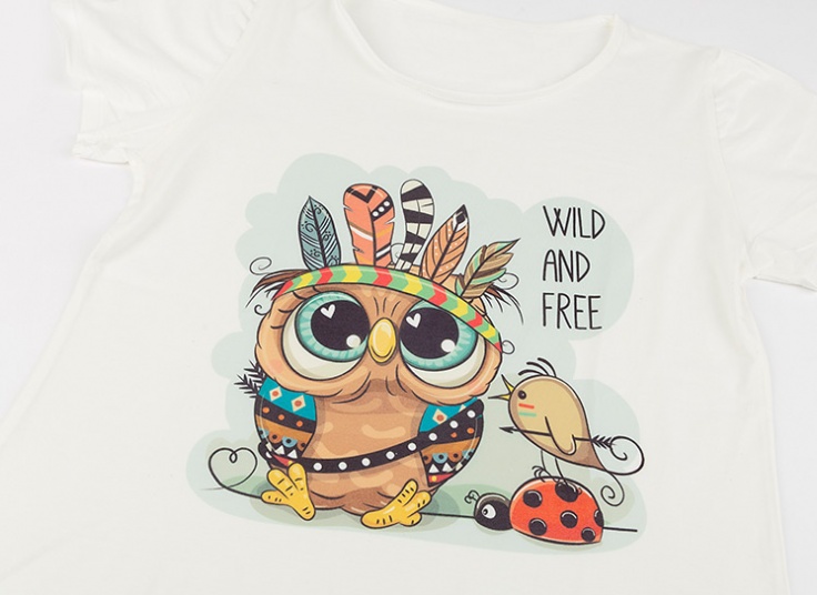 تیشرت زنانه طرح owl