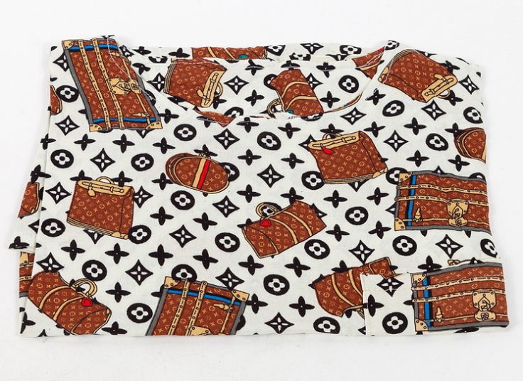 بلوز نخی سایز بزرگ جیب دار