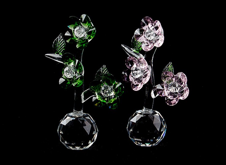 گل و شمعدان کریستال