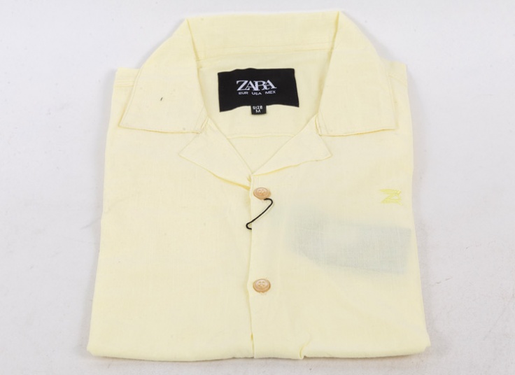 پیراهن آستین کوتاه لینن ZARA