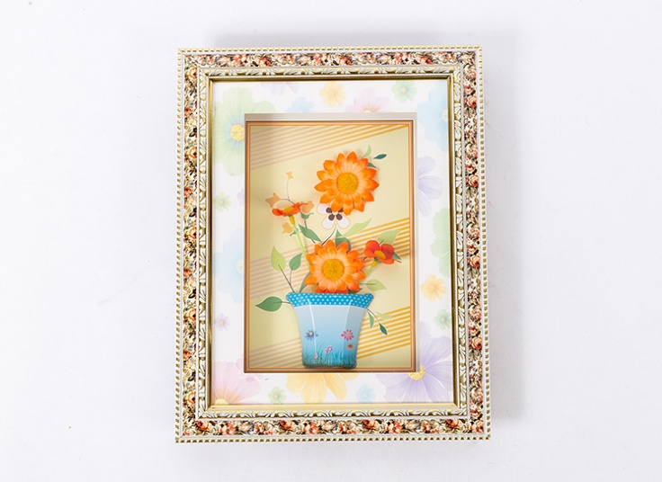 قاب دکوراتیو طرح گل