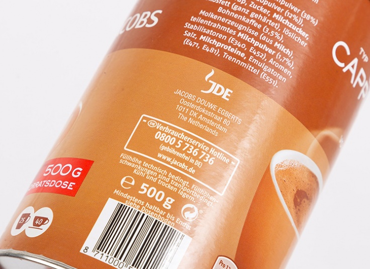 پودر کاپوچینو شکلاتی Jacobs