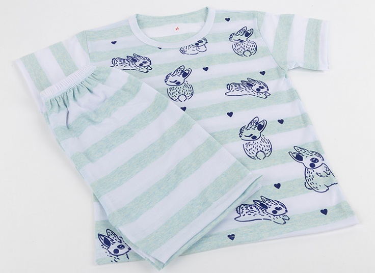 تیشرت و شلوارک راه‌ راه بچگانه