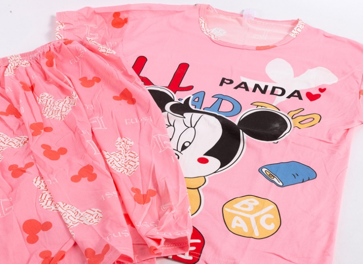 ست تیشرت شلوارک طرحدار