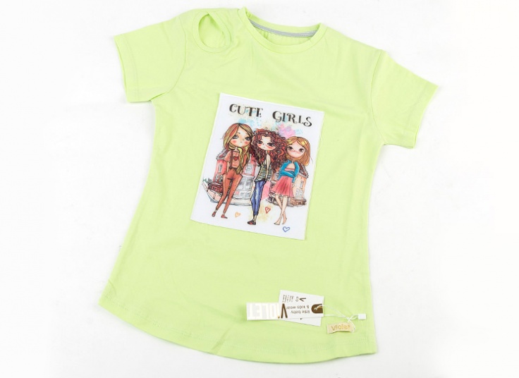 تیشرت بچگانه طرح‌دار Violet