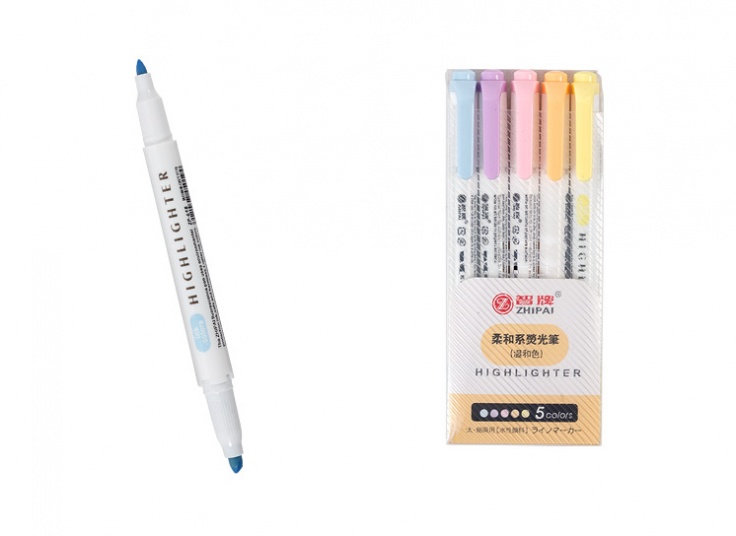 بسته 5 عددی هایلایتر Zhipai