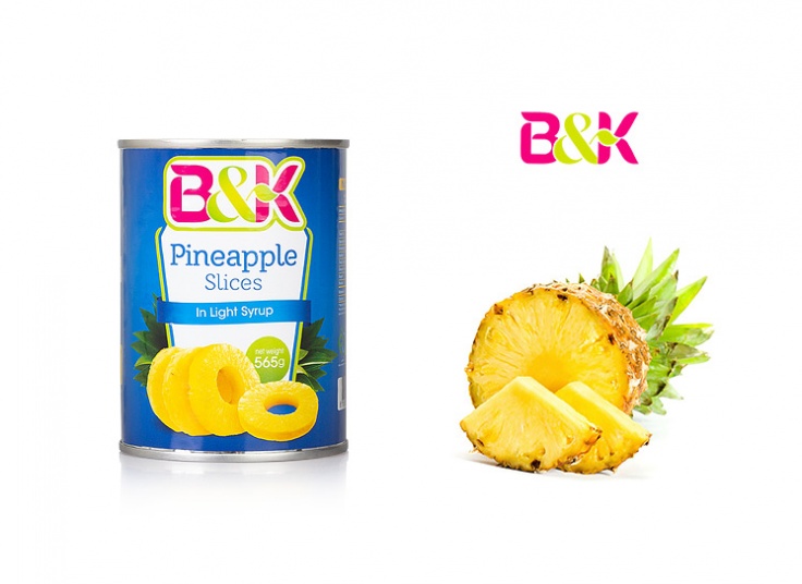 کمپوت آناناس حلقه ای B&K