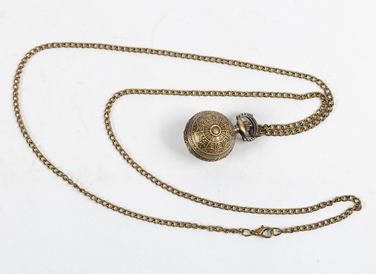 ساعت گردنبندی طرح گوی