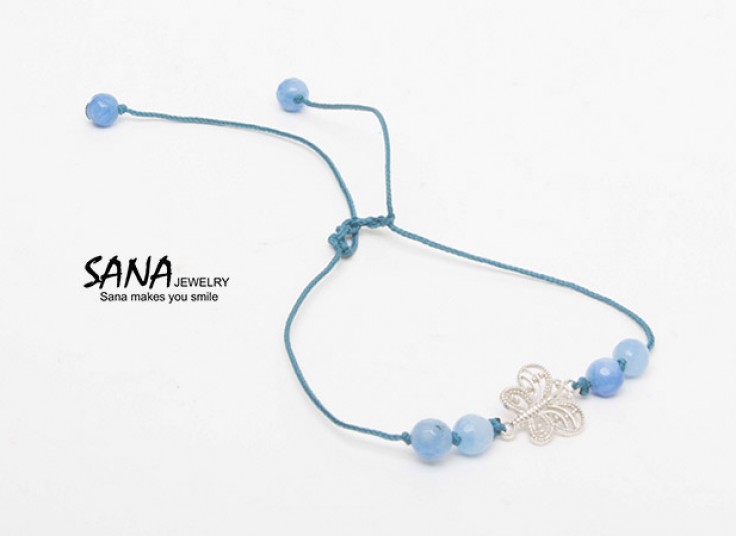 دستبند نقره جواهرسازی SANA
