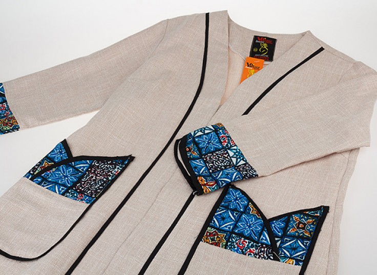 مانتو زنانه طرح جیب سنتی