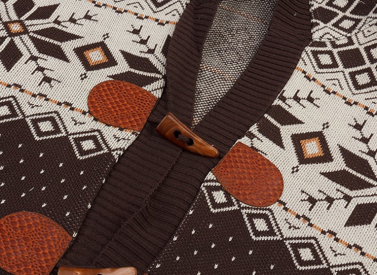 مانتو بافت طرحدار زنانه