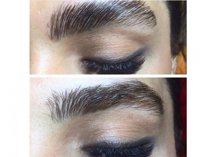 خدمات مژه و ابرو در سالن شیدا