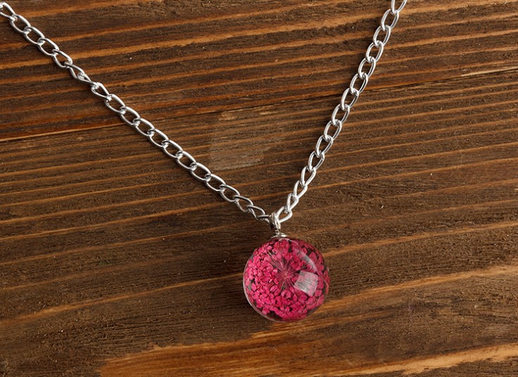 گردنبند توپی Crystalline