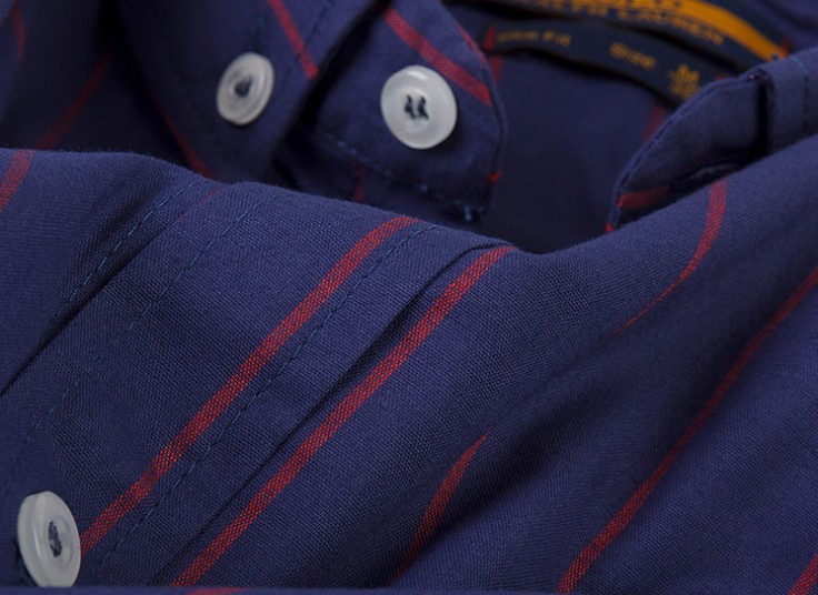 پیراهن راه راه مردانه طرح POLO