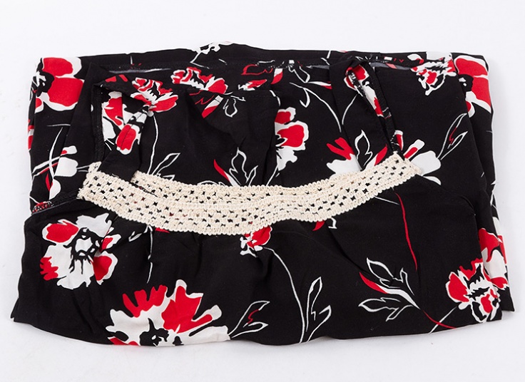 پیراهن نخی طرحدار