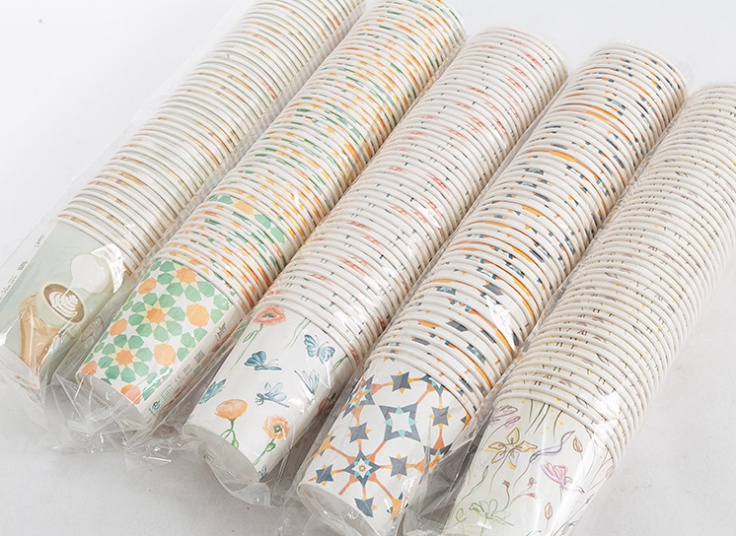 لیوان یکبار مصرف کاغذی بسته 50 عددی