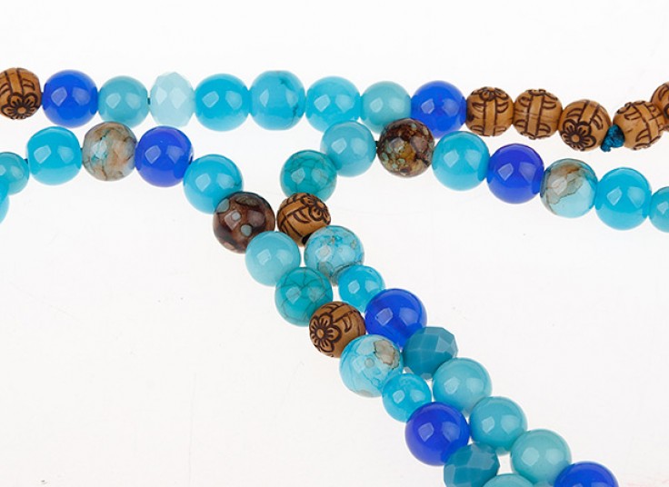 گردنبند تسبیحی سنگی