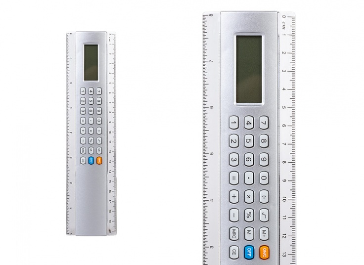 خط کش ماشین حساب دار