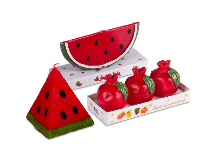 شمع های تزینی شب یلدا