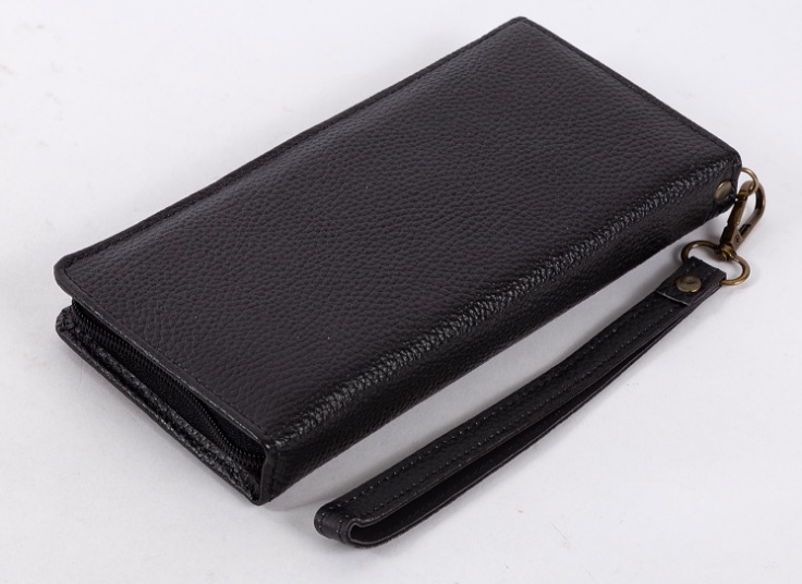 کیف پولی دستی چرم طبیعی