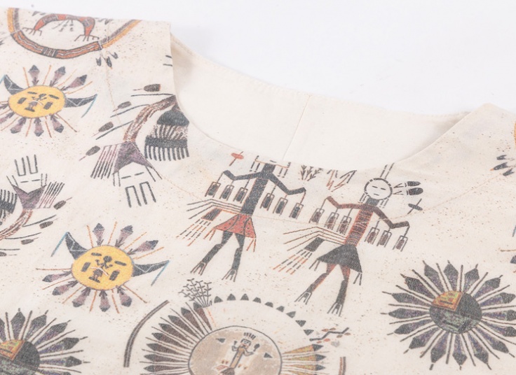 تونیک لینن طرحدار زنانه