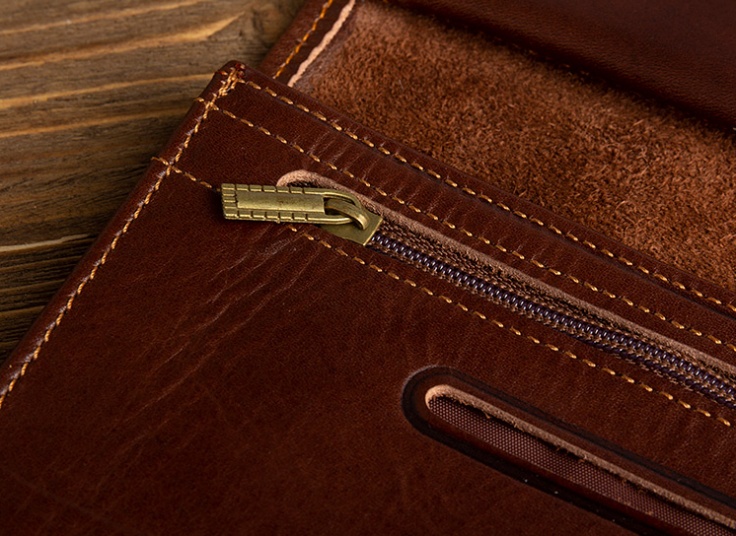 کیف پول چرم طبیعی CLASSIC