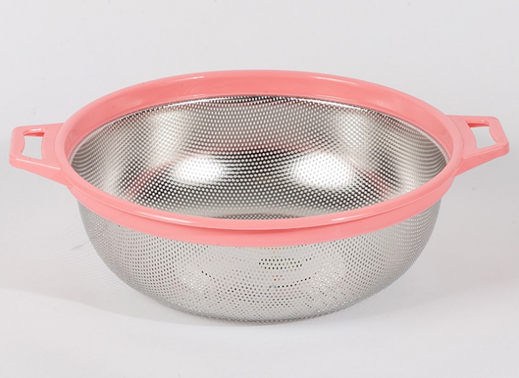 آبکش استیل دور پلاستیک