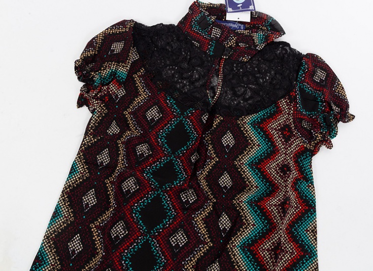 بلوز زنانه گیپور دار Mengyishang