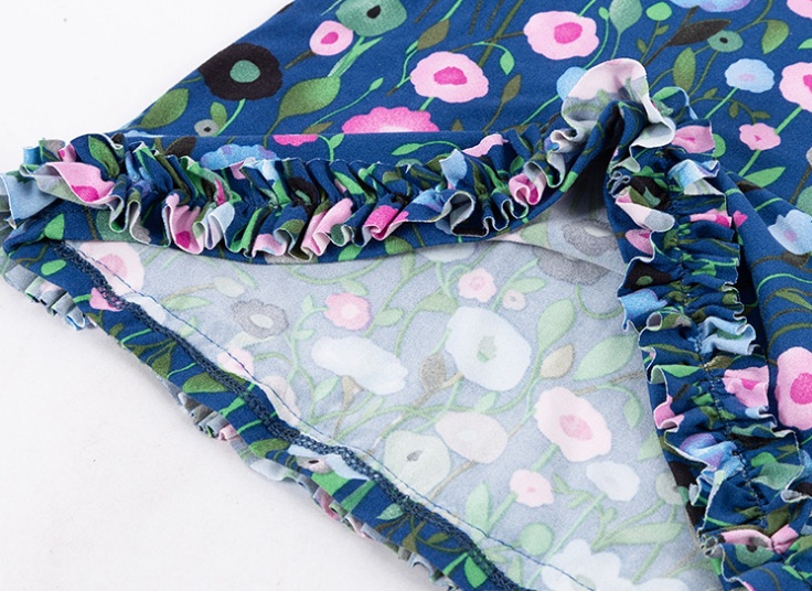 ست تاپ شلوارک دخترانه چین‌دار