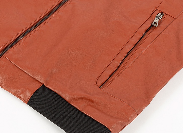 کاپشن چرم کلاه دار Wind Wolf