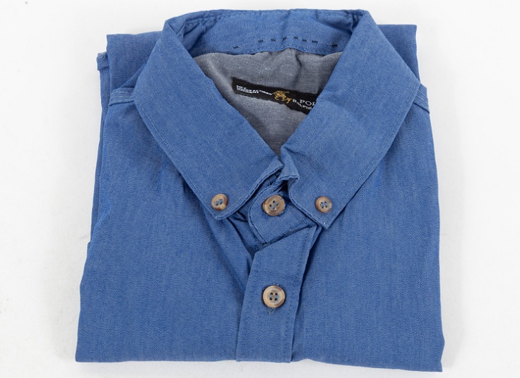 پیراهن طرح جین آستین کوتاه Polo