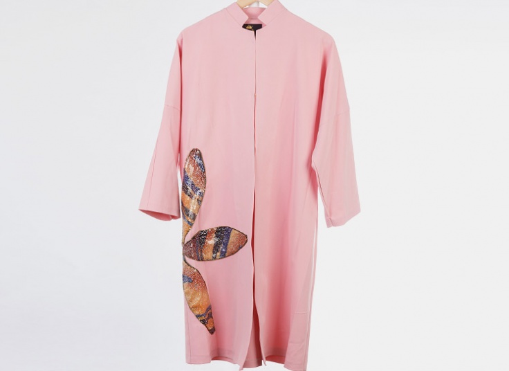 مانتو کرپ زنانه Floreado