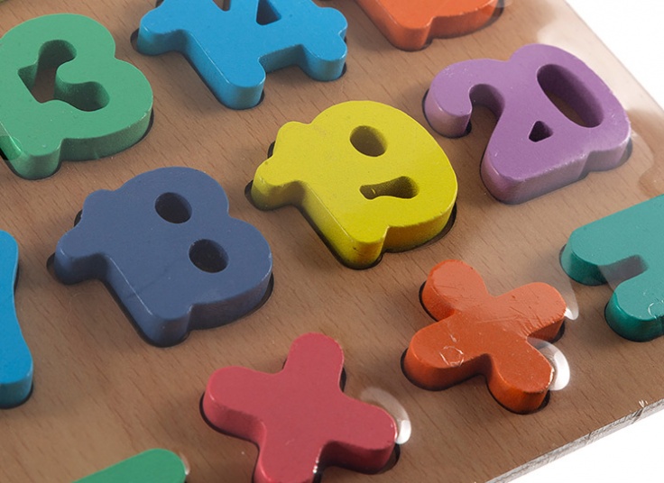 پازل چوبی اعداد انگلیسی