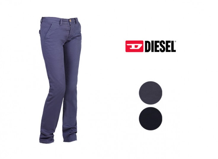 شلوار کتان زنانه طرح DIESEL