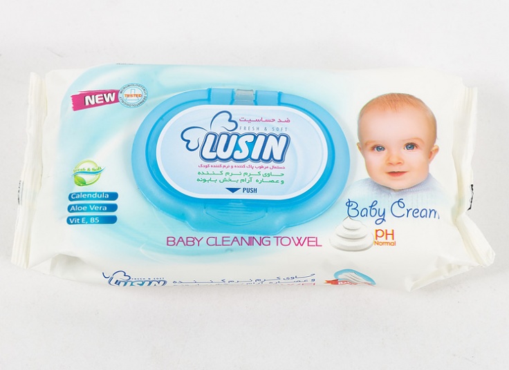 دستمال مرطوب کودک LUSIN