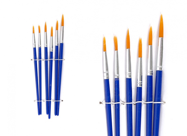 بسته 6 عددی قلم مو