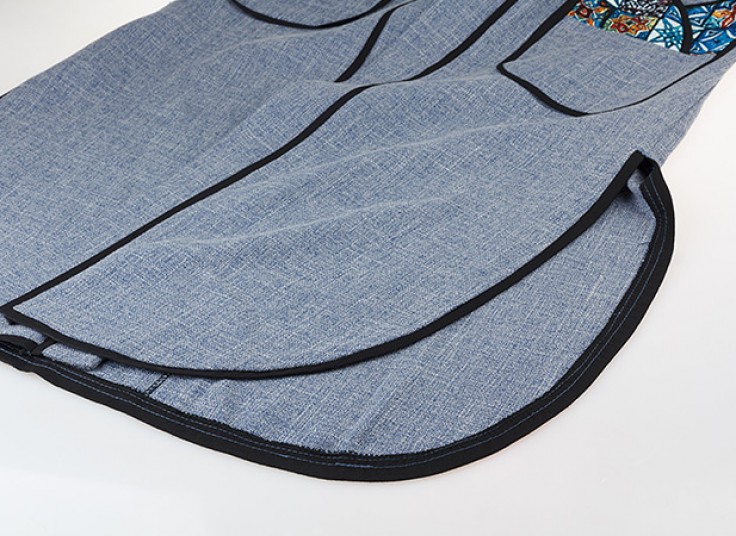 مانتو زنانه طرح جیب سنتی