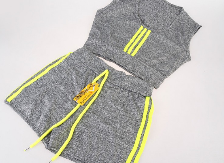 تاپ و شورتک زنانه طرح Adidas