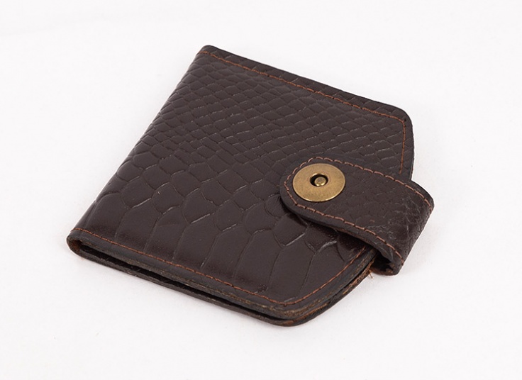 آینه آرایشی جیبی مدل چرم