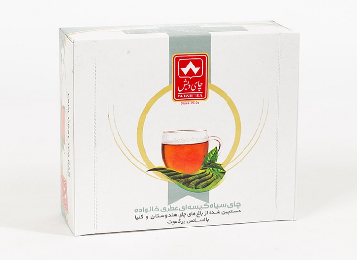 چای سیاه کیسه ای خانواده دبش 100 عددی