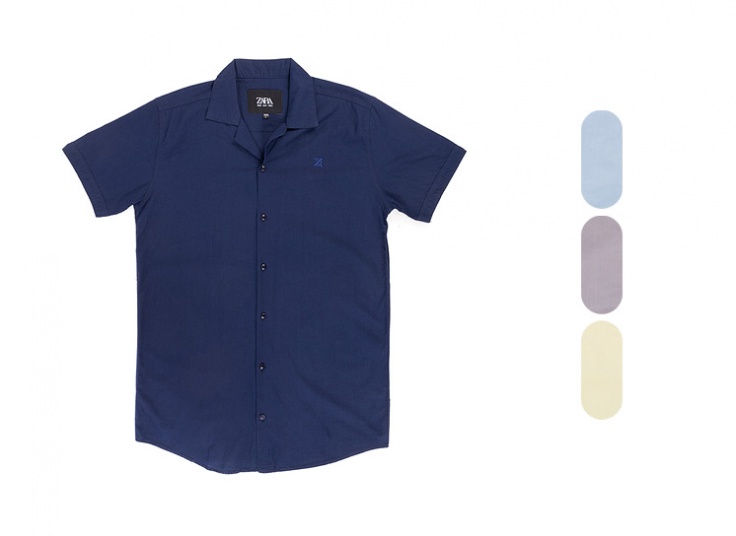 پیراهن آستین کوتاه لینن ZARA