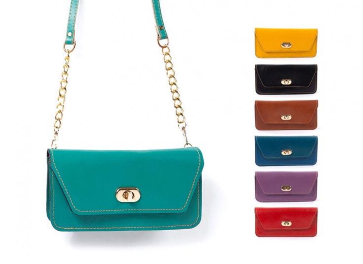 کیف دوشی چرم زنانه