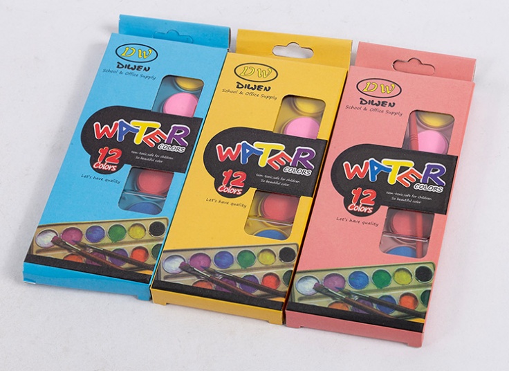 آبرنگ 12 رنگ Diwen