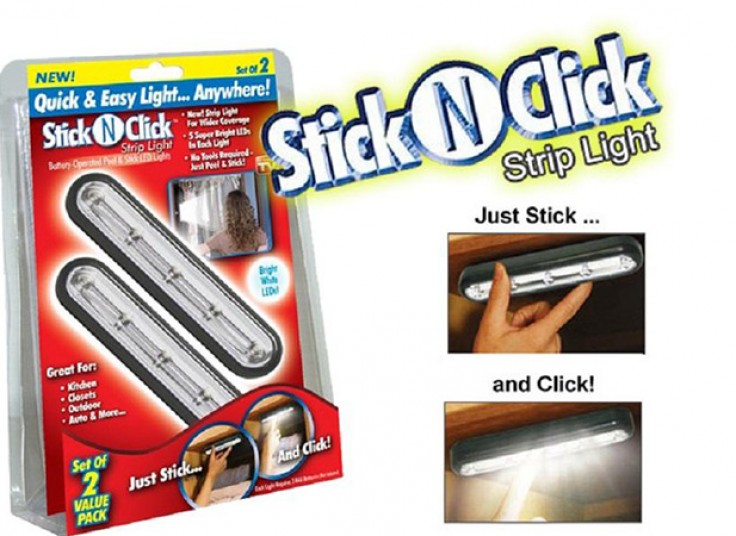 روشنایی با یک کلیک Stick N Click